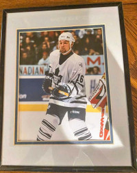 Darcy Tucker Toronto Maple Leafs Framed Picture (14”x11”)