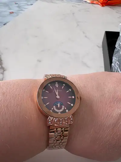 DEDIMA Rose Gold Women’s Watch – Crystal Dial – Boxed, View more