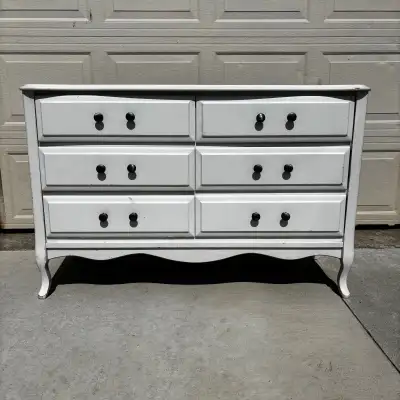 Baronet Vintage French Provincial Solid Wood Dresser 50 yrs old, View more