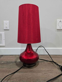 Table Desk Lamp. Red.