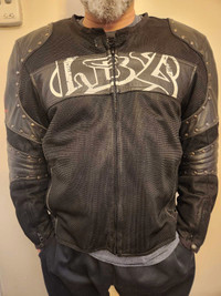 LBZ Motorcycle Armour Leather Jacket