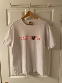 Vintage Bape box logo T shirt
