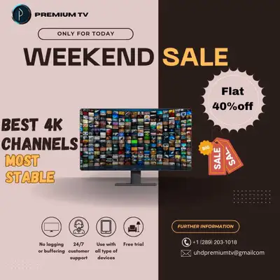 Flat 40% off for today only Buy your Favourite subscription and get 30,000+ channels 120,000+ movies...