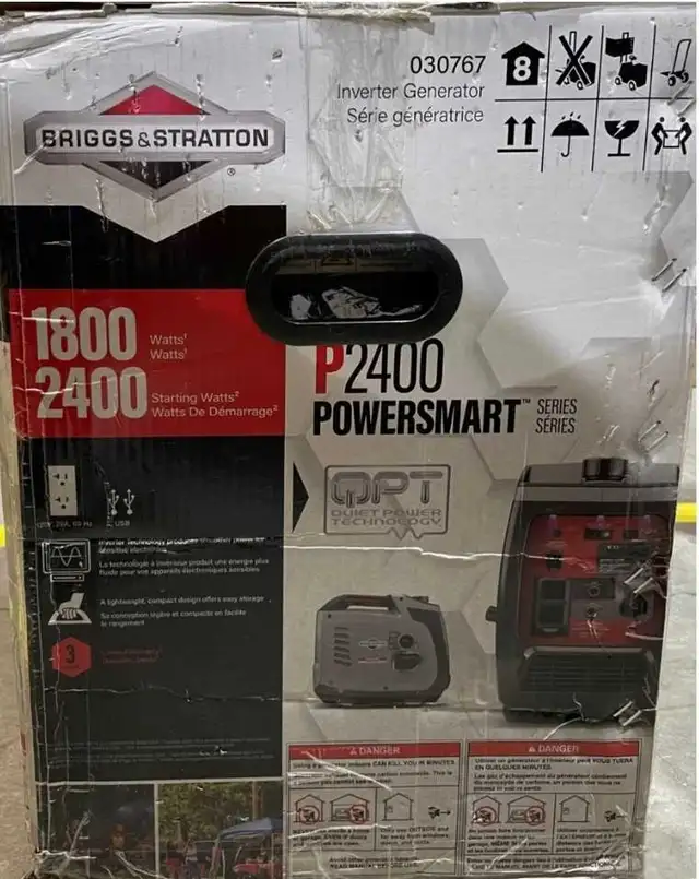 Generator -Briggs & Stratton 2400/1800 Watt Inverter Portable in Outdoor Tools & Storage in Oshawa / Durham Region - Image 6