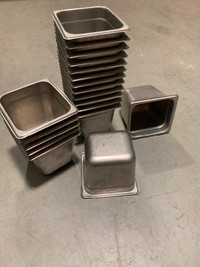 Stainless steel prep table inserts