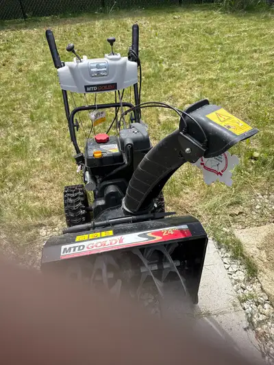 Rarely used Gas MTD GOLD Snow blower , View more