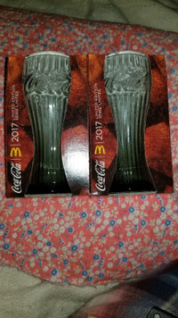McDonald's Coca Cola Limited Edition Glass Linear 2017