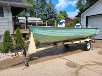 14ft Aluminum Boat package