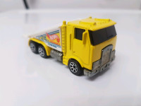 Vintage 90s Hot wheels Kenworth Cabover Ramp Truck yellow loose