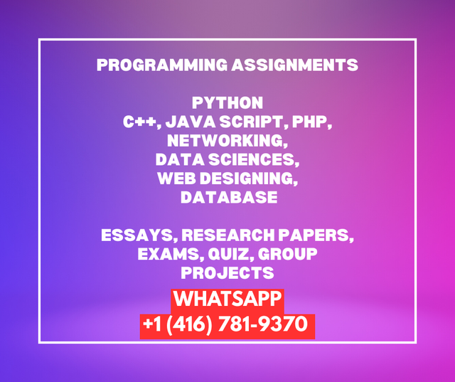 C++, CS HELP, CODING, PYTHON, R STUDIO, JAVA, ASSIGNMENTS HELP64840291805187120