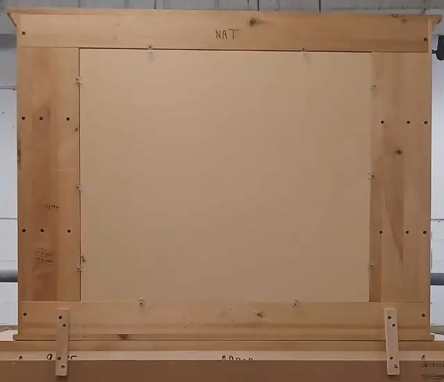 Mirrored Wall Shelf Hutch Solid Knotty Pine Wood Display Shelves in Hutches & Display Cabinets in City of Toronto - Image 5