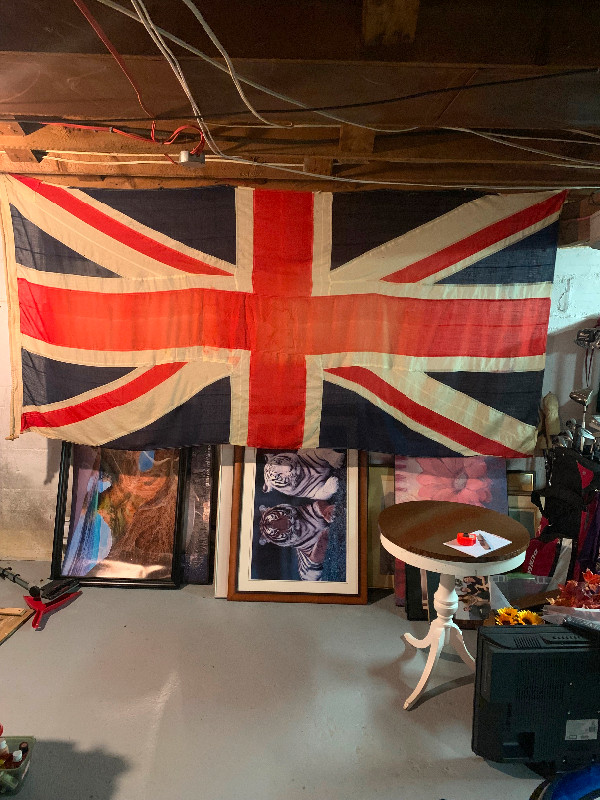 Antique Union Jack Flag in Arts & Collectibles in Moncton - Image 2