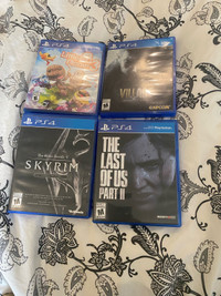 Lot de jeux vidéo  ps4