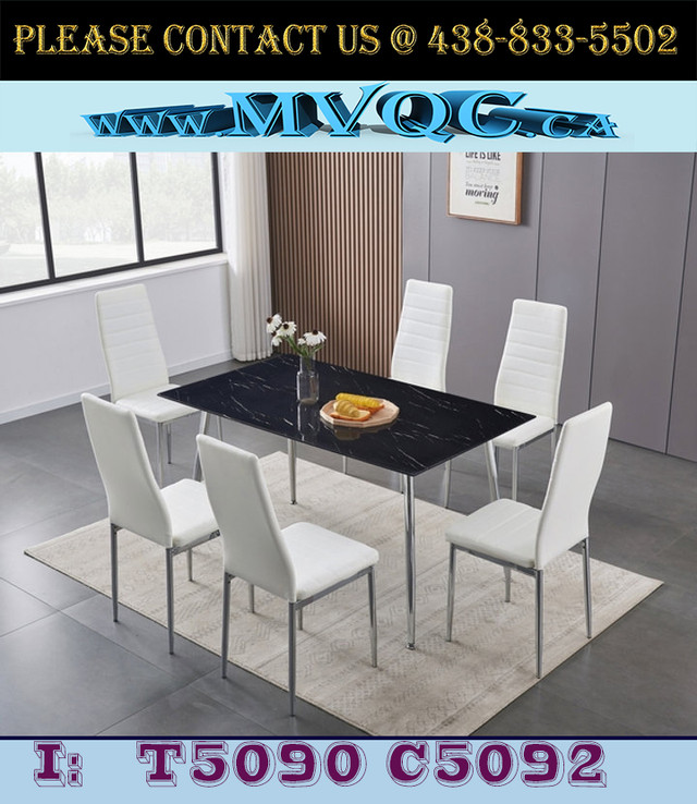 Furniture dining room set, round tables, kitchen tables, mvqc dans Mobilier de salle à manger et cuisine  à Ville de Montréal - Image 2