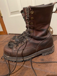 Men's Canada West Leather Work Boots CSA Approved Vibram Sole