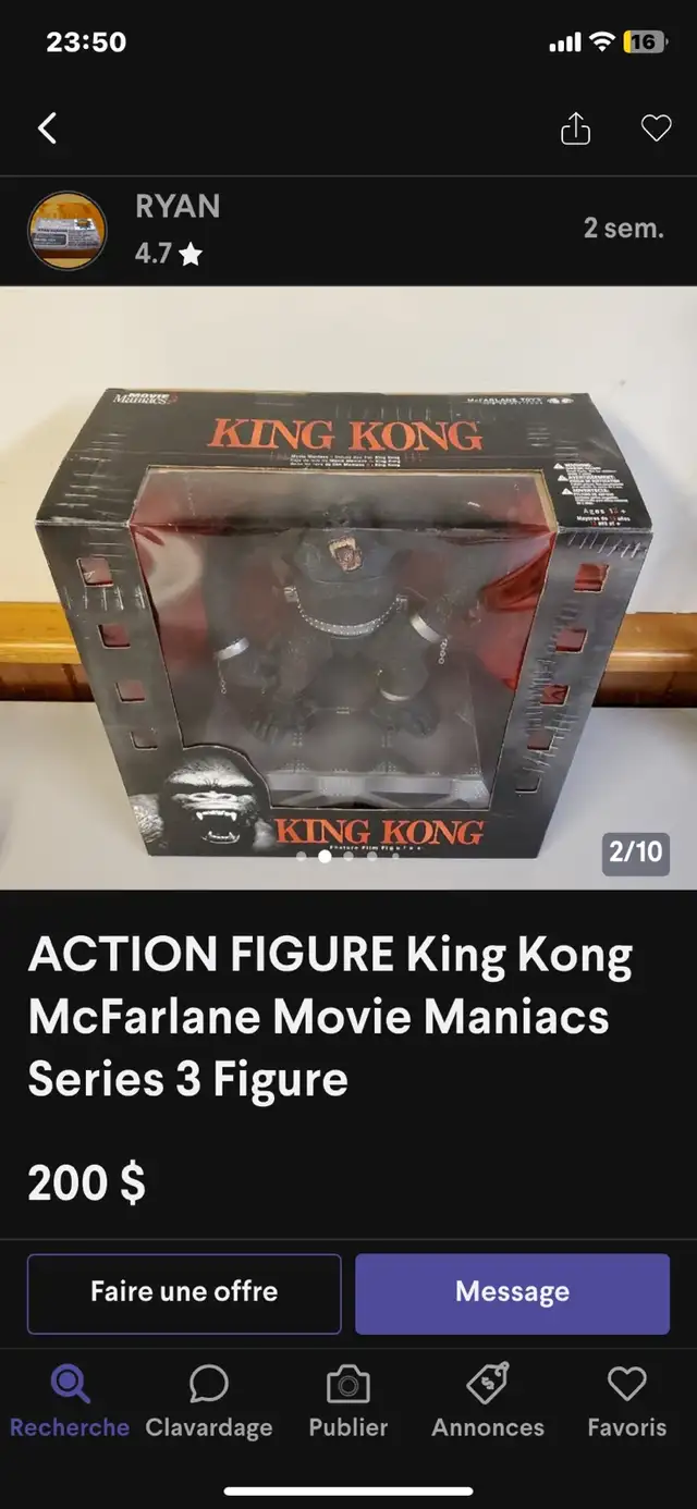 king kong McFarlane 64407492471298121