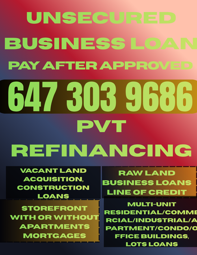 Unsecured Business loans in Millions Line of credit. Refinancing, View more