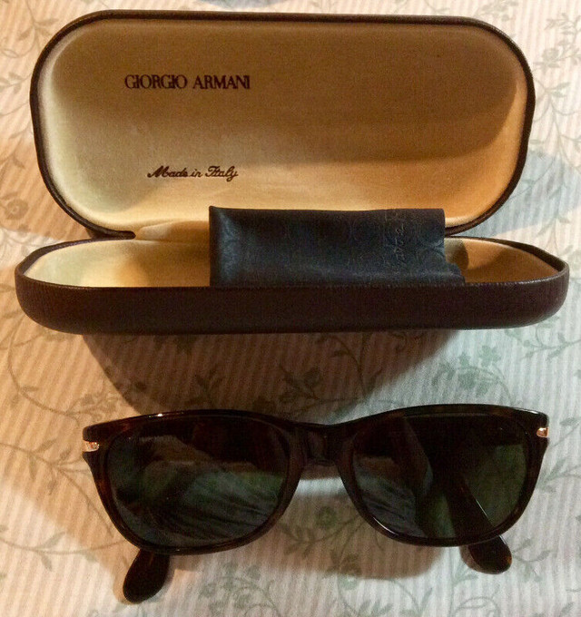 Guaranteed Authentic Giorgio Armani Sunglasses with Hardshell in Other in Petawawa