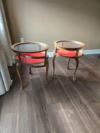 Pair of Vintage Display Tables/or Nightstands, View more