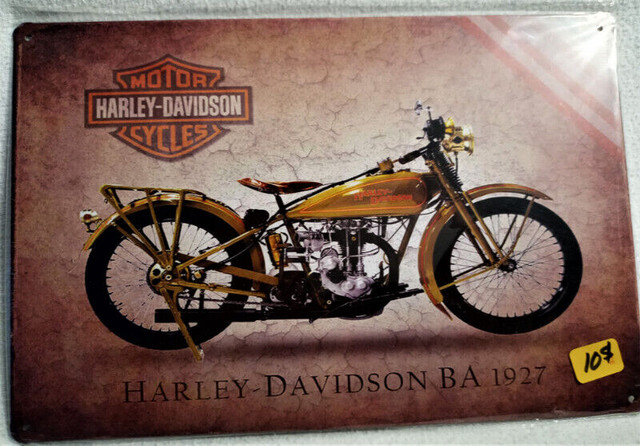 Affiches HARLEY-DAVIDSON en MÉTAL 11 X 8 Neuves Emballées 10$ ch dans Autre  à Ville de Montréal - Image 3