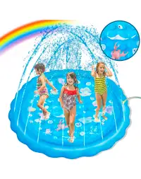 New Splash Sprinkler Pad Inflatable Non-Slip Bubble Sprinkler Ma