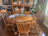 Solid oak Dining set