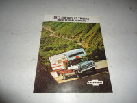 1973 CHEVROLET TRUCKS DEALER SALES BROCHURE. CAN MAIL