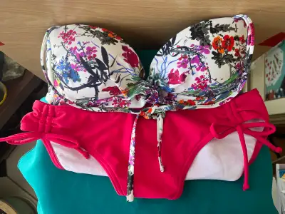 Firefly Bikini, never worn, top small, bottom medium, View more