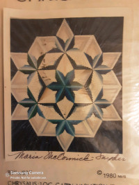 Signed Maria McCormick Snyder Designs, Chrysalis quilt pattern