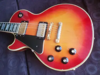 1974 Gibson Les Paul Custom vintage gauchère left lefty...$4800, View more