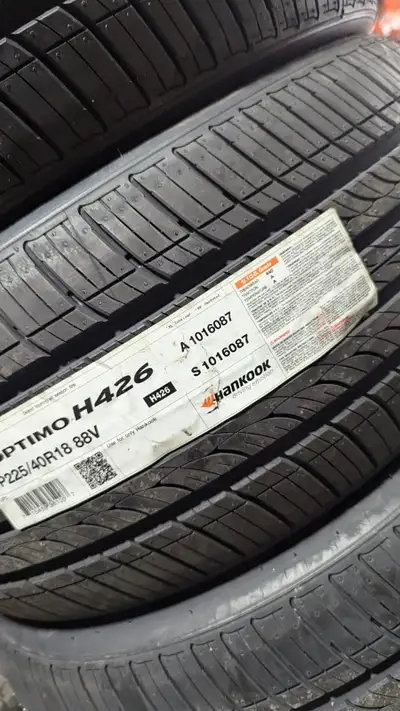 NEW 225/40/R18 Hankook A/S–BMW 3/2/CLA/ATS/A3/Jetta/Golf/Civic/IS Set of Four brand new 225 40 R18 H...