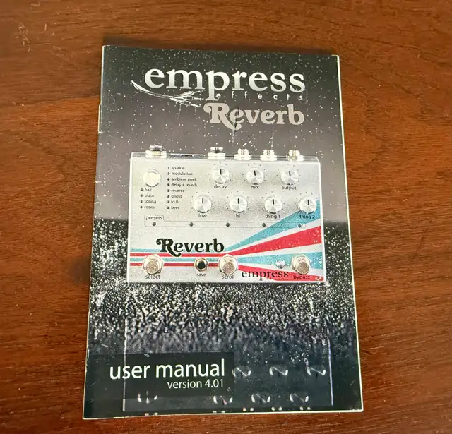 Empress Reverb Pedal in Pro Audio & Recording Equipment in City of Montréal - Image 4