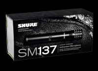 Shure SM137 Instrument Condenser Microphones (2)
