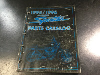 1995 1996 Harley-Davidson XLH EVO Sportster Parts Book 883 1200