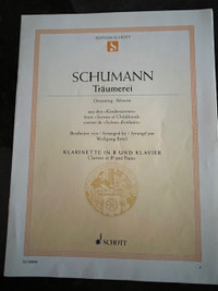 Schumann "Dreaming" for Clarinet and Piano