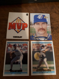 1992 McDonald's MVP Baseball 27 Card Complete Set + 6 Blue Jays