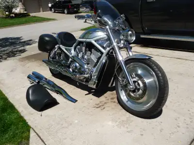 2002 Harley V-Rod . 2nd owner , owned for 9 years . 53,000 kms , Has never let us down . new tires 3...