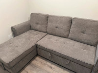 Sectional with pull out couch