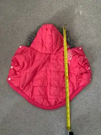 Cute Pink Dog Jacket Size Large 