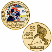 1991 National Sports Cards #1 Wayne Gretzky Indianapolis Racers Hockey Card  NM