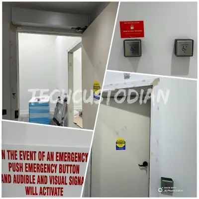 We provide all types of Access control, Security systems, Automation for Handicap washroom door oper...