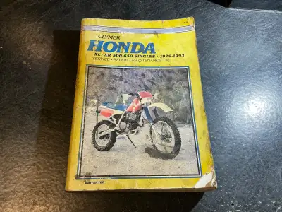 1979-93 Honda XL/XR Shop Manual XR650L XR600R XR500 XL600 XL500, View more