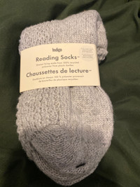 grey indigo reading socks