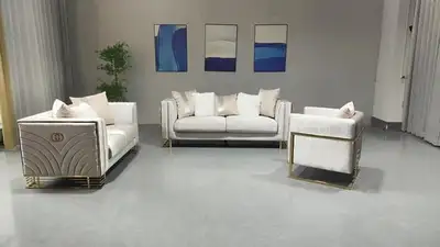 Modern Velvet Sofa Set, View more