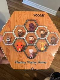 Floating funko display shelf