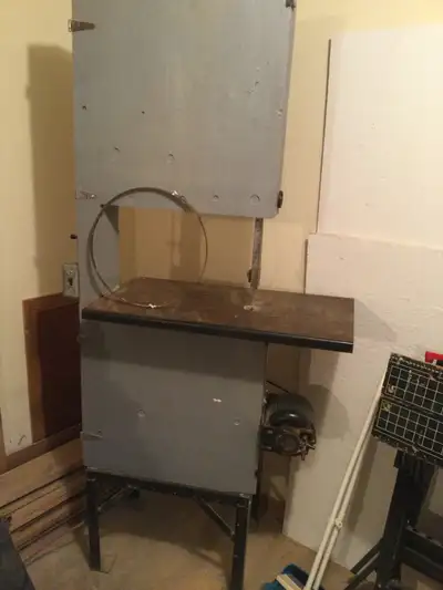 This is a homemade bandsaw, works great, used when building furniture which I am no longer doing.