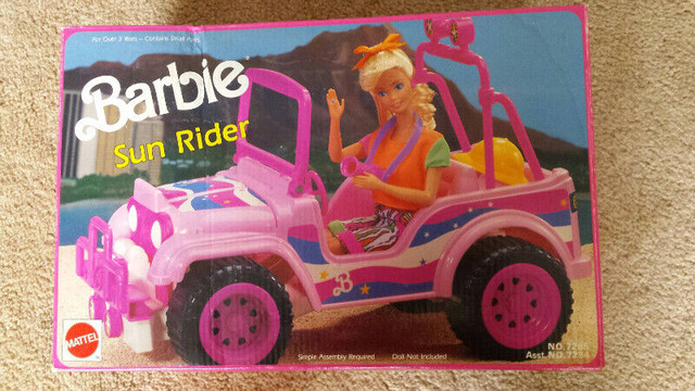 Barbie jeep vintage hot sale