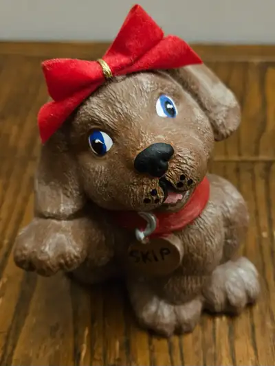 NICE PUPPY CERAMIC FIGURINE, View more