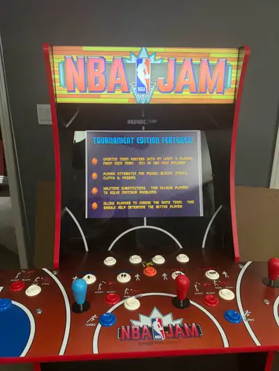 NBA Jam TE real arcade board (Michael Jordan play, View more