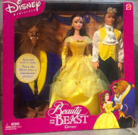 Disney Princess Beauty & The Beast Barbie Gift Set 2002 *New